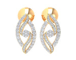 Load image into Gallery viewer, Swirls Fully Encrusted in Diamond Earrings - 1687366882