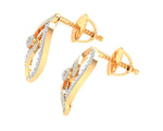 Load image into Gallery viewer, Swirls Fully Encrusted in Diamond Earrings - 1687366882