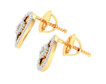 Load image into Gallery viewer, Oval Earrings with Diamond Cluster Center - 1687366878