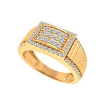 Load image into Gallery viewer, Curved Center & Textured Band Ring - 1687361868