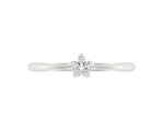 Load image into Gallery viewer, Silver Flower Diamond Ring - 1687447405