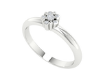 Load image into Gallery viewer, Dainty Silver Shiny Diamind Ring - 1687447398