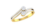 Load image into Gallery viewer, Dual Floral Wavy Band Ring - 1687367367