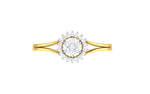 Load image into Gallery viewer, Flower Enclosed in a Circle Diamond Ring - 1687367350