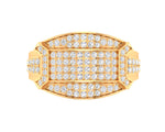 Load image into Gallery viewer, Thick Band Diamond Studded Ring - 1687447643
