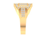Load image into Gallery viewer, Thick Band Diamond Studded Ring - 1687447643