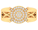 Load image into Gallery viewer, Gold Multi-Tired Diamond Ring - 1687447516
