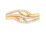 Load image into Gallery viewer, Thick Band with Zig-Zag Carved Detailed Ring - 1687447627