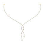 Load image into Gallery viewer, Wavy Necklace with Floral Details - 1687447615