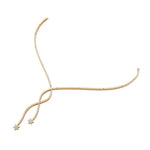 Load image into Gallery viewer, Wavy Necklace with Floral Details - 1687447615