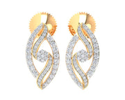 Swirls Fully Encrusted in Diamond Earrings - 1687366882