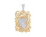 Load image into Gallery viewer, Detailed Frame Earrings with Oval Center - 1687366075
