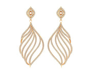 Wavy Artistic Earrings - 1687367129