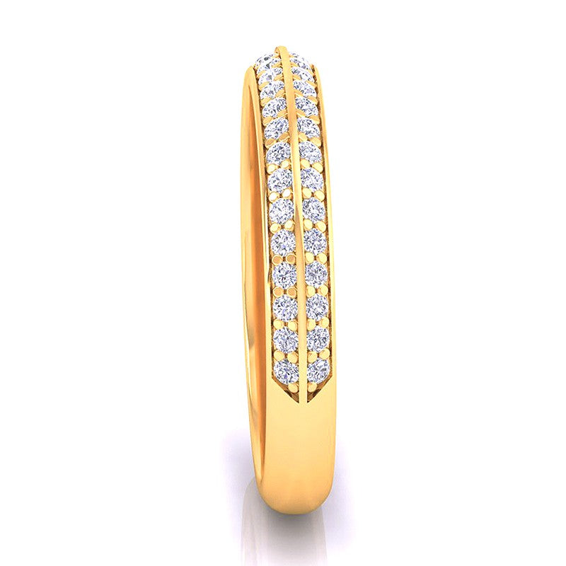 Double Row Diamond Ring - 1687447792