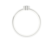 Dainty Silver Shiny Diamind Ring - 1687447398