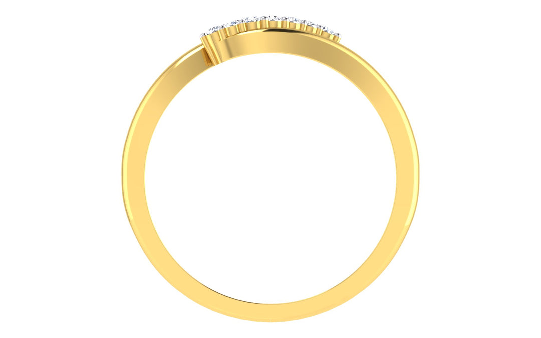 Elegant Gold & Diamond Ring - 1687367463
