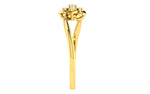 Load image into Gallery viewer, Wavy Shaped Band Flowery Diamond Ring - 1687367450
