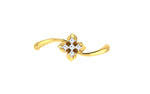Load image into Gallery viewer, Wavy Shaped Band Flowery Diamond Ring - 1687367450

