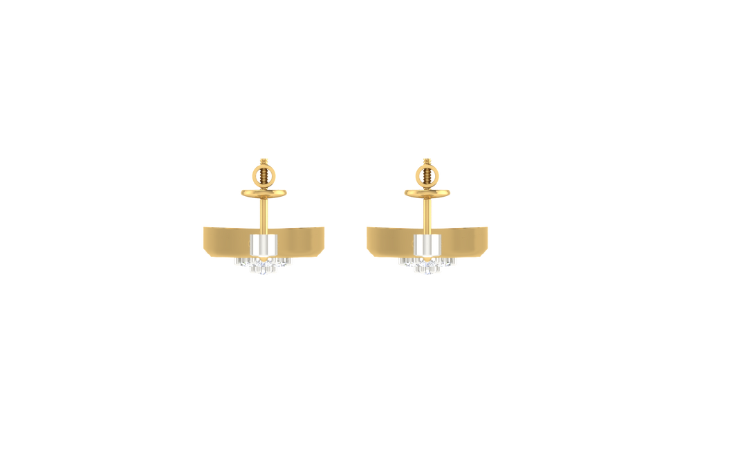 Modern Oval Shaped with Star Pendulum Danglers -1687366995
