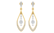 Modern Oval Shaped with Star Pendulum Danglers -1687366995