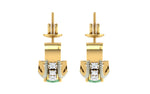 Load image into Gallery viewer, Stunning Danglers with Emerald - 1687366982
