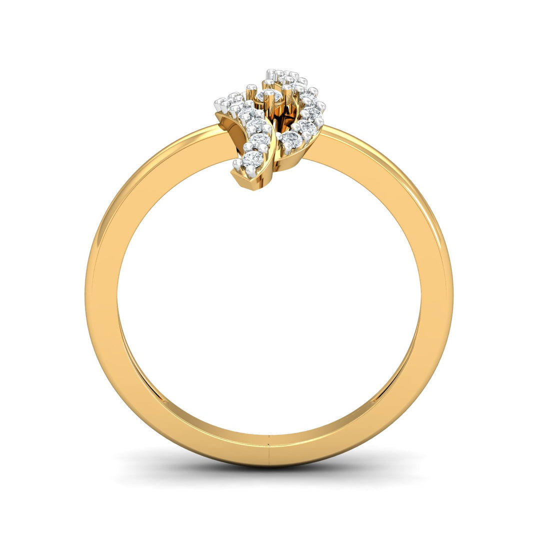Overlapping Diamond Ring - 1687447357
