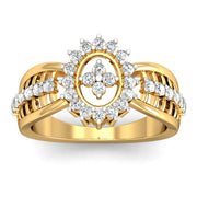 14K Yellow Gold Diamond Ring - 1687447544
