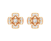 Stylish Blooming Flower Earrings - 1687366893