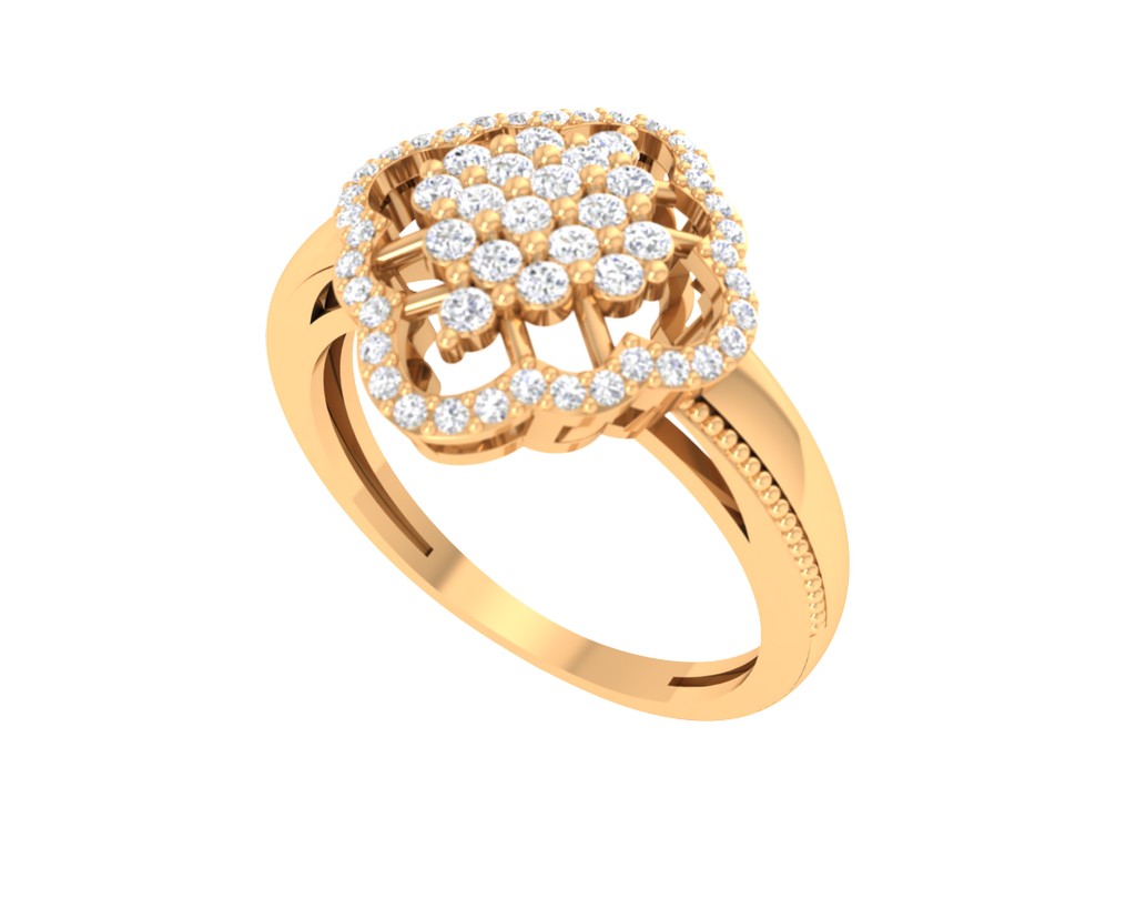 Diamond Cluster Ring - 1687361860