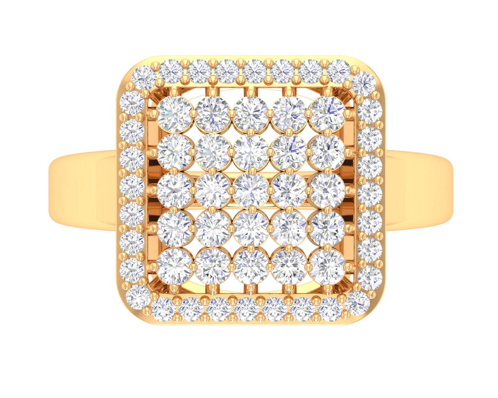 Ever Classic Square Shaped Ring - 1687361856