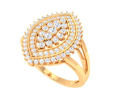 14K Yellow Gold Diamond Ring - 1687361853
