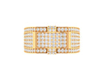 Load image into Gallery viewer, Bow Shaped Thick Diamond Band Ring - 1687447635
