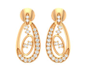 Artistic Diamond Earrings - 1687367142