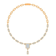 Square and Rectangle Necklace - 1687447619